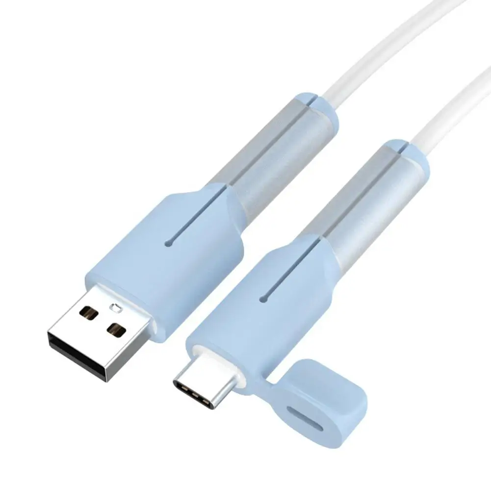 Phone Data Cable Case Charging Port Anti-shock Dust Cover Plug Protector For Mirco/Type-c Data Cable Interface Protective C T4U9