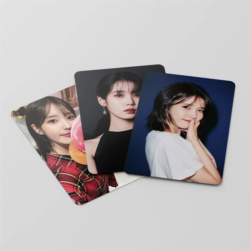 55pcs/set KPOP IU New Album 2024 Season's Greetings LOMOCard Lee Ji Eun Beautifully Printed Collectible Gift Postcard Photo Card