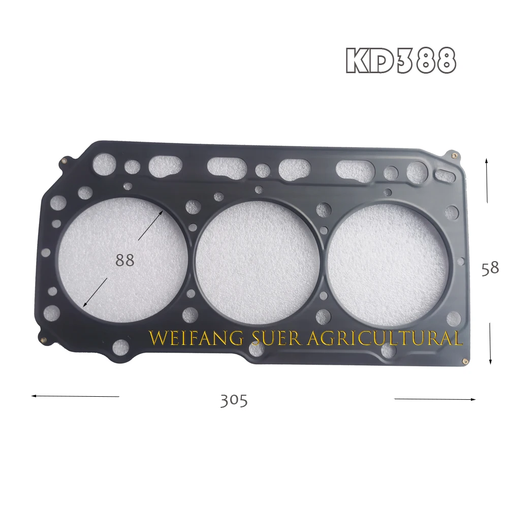 

KD388-01200 / KD488-01200a , cylinder head gasket for KIPOR KD388 / KD488