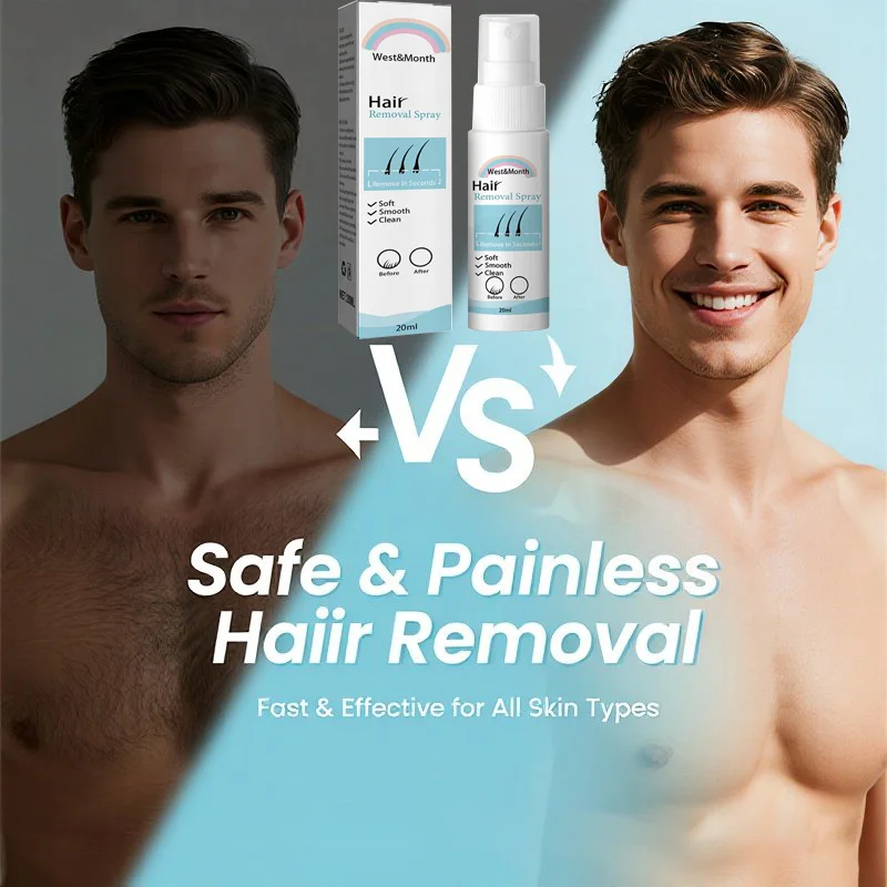 

Eliminates Body Hair Spray Permanent Hair Removal Safe for legs arms underarms and bikini area Moisturizing Slower Regrowth