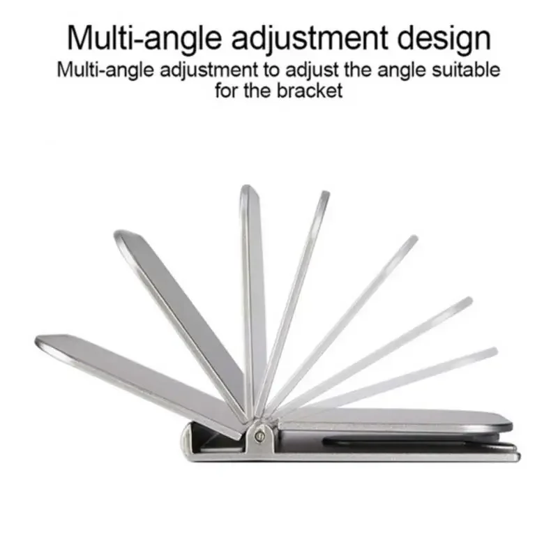 Universal Phone Desk Holder Foldable Tablet Mobile Phone Desktop Stand Portable Multi-angle Adjustable Cellphone Desk Holder