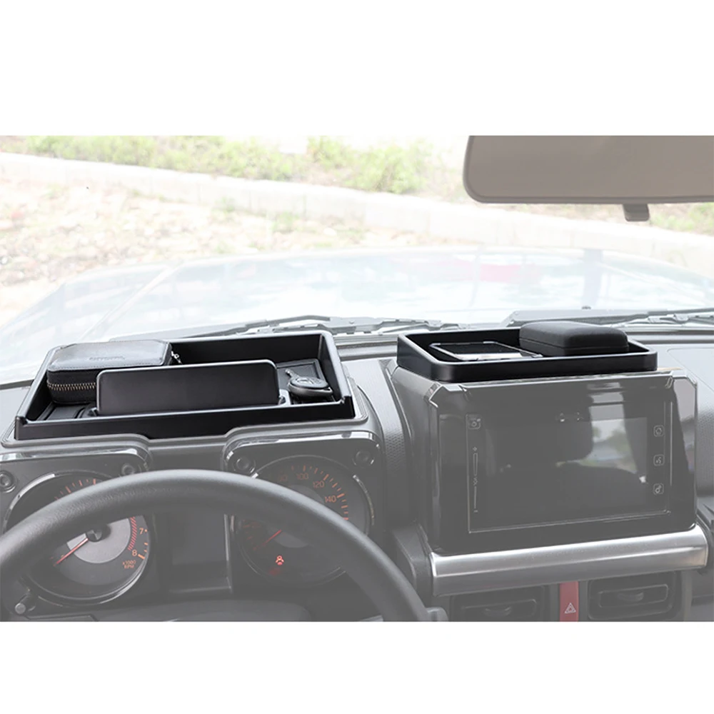 Center Console Dashboard Organizer Tray Phone Holder for Suzuki Jimny JB64 JB74 2019-2026 Storage Tidying Interior Accessories