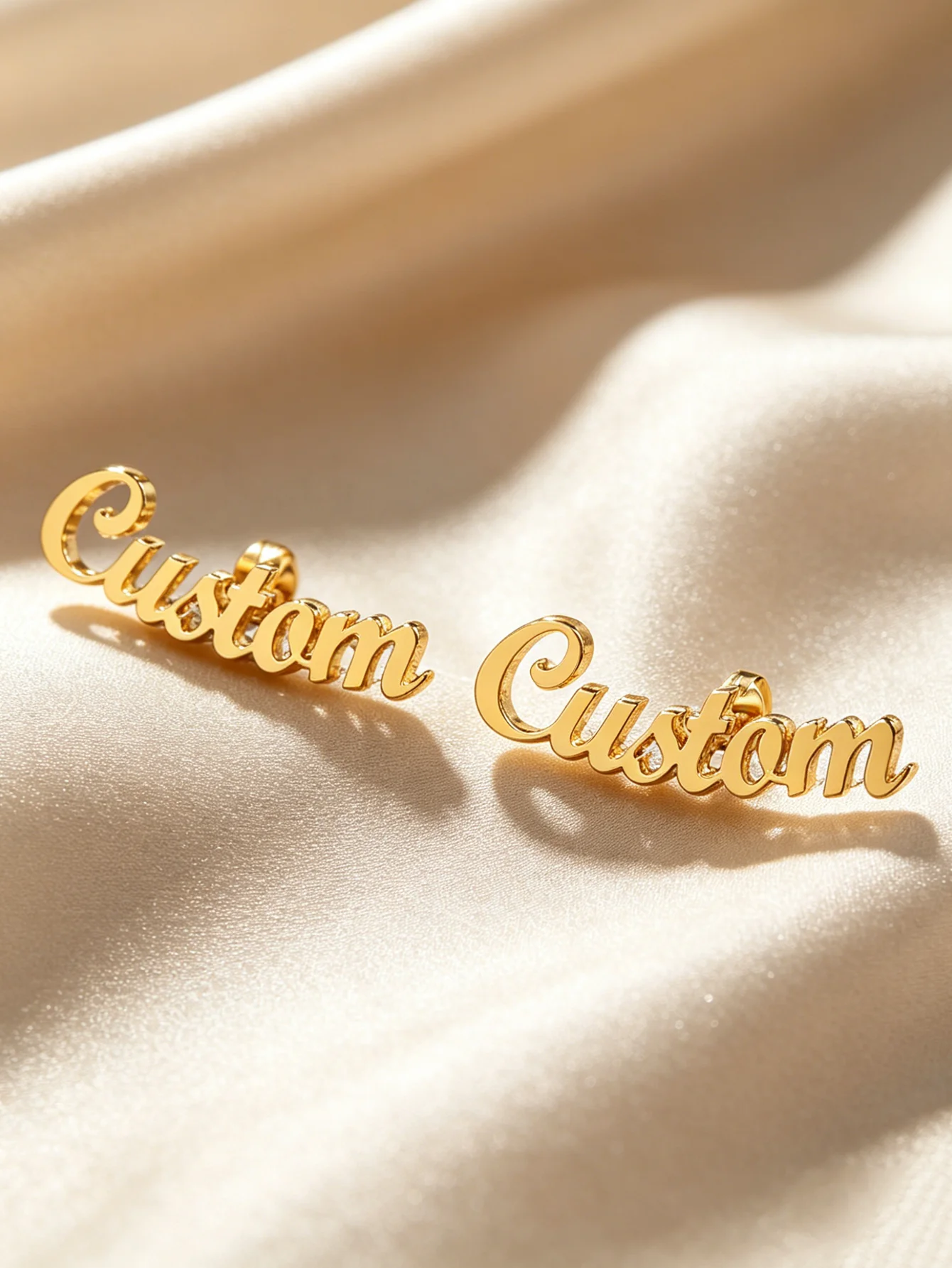 Customizable Name Stainless Steel Earrings