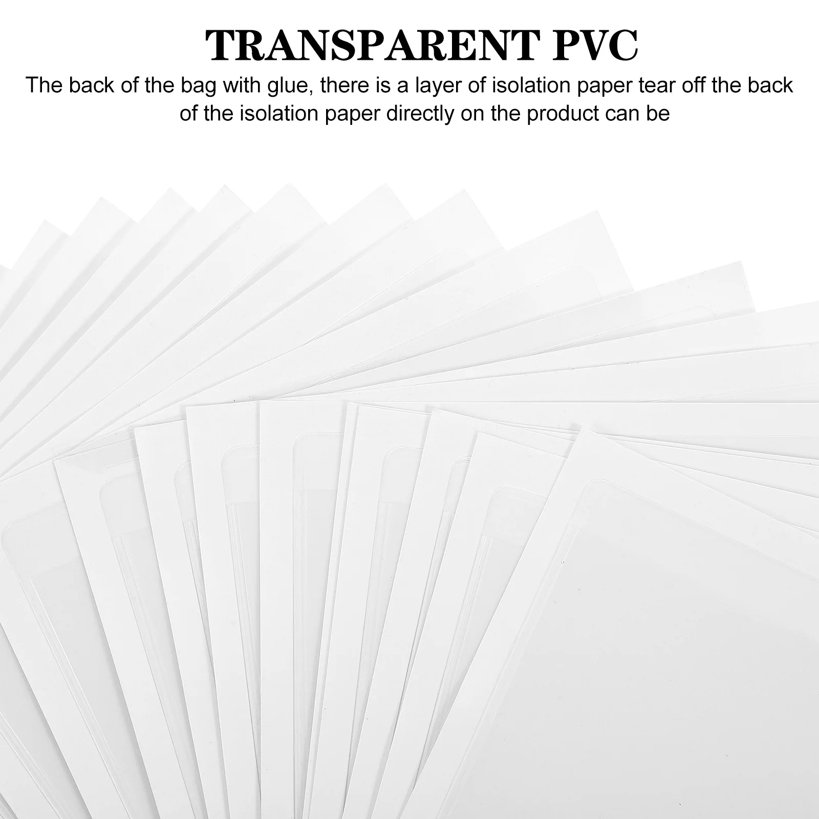 20pcs Label Pockets Self-Adhesive Transparent Index Card Holders For Organizing Material Card Pouches Warehouse Supplies Library