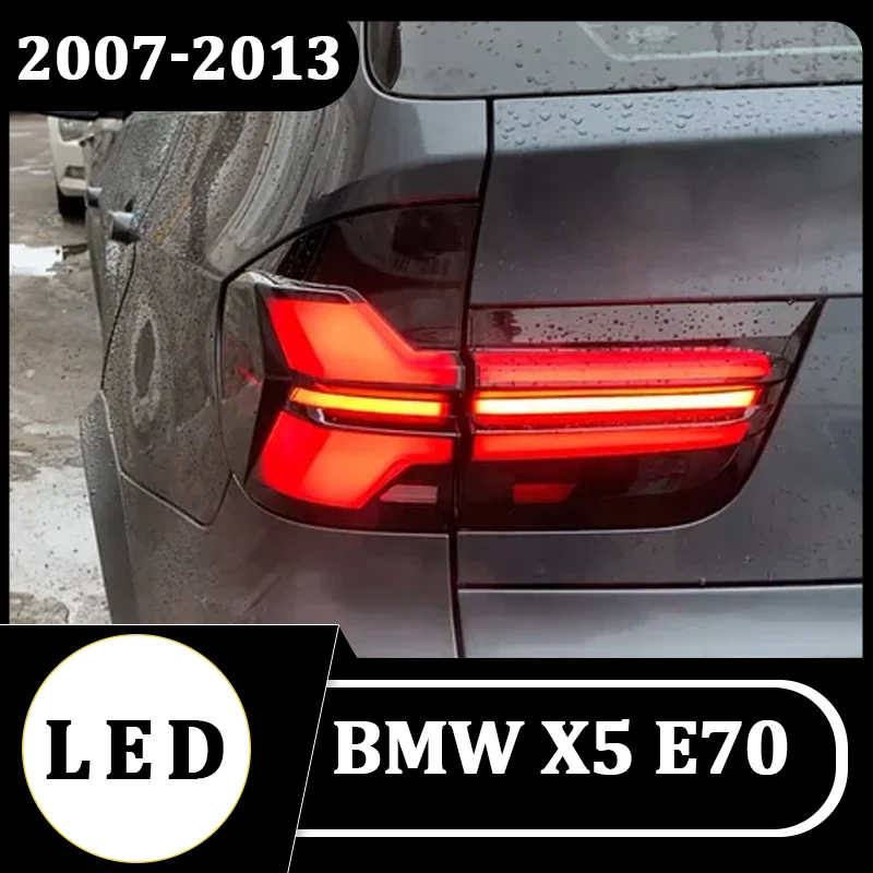 Rear Tail Light For BMW X5 E70 2007-2013 LED Running Lights Brake Lights Running Water Turn Signal Lights Auto Lamp Accessory