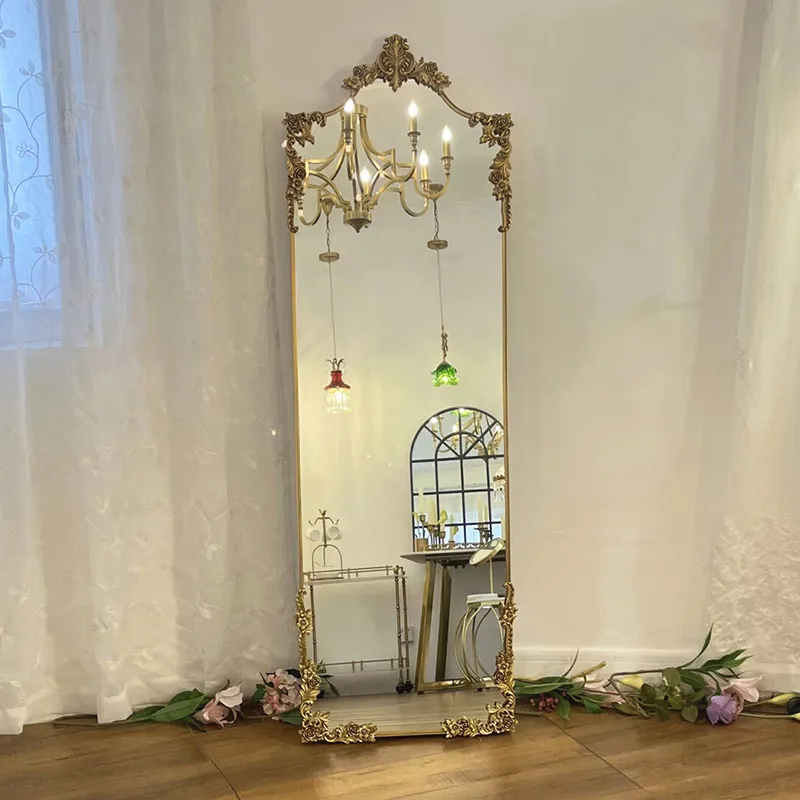 Girl Universal Mirror Decor Unbreakable Vanity Custom Infinity Wall Mirror Decor Art Bedroom Compact Espejos De Pie Home Decor