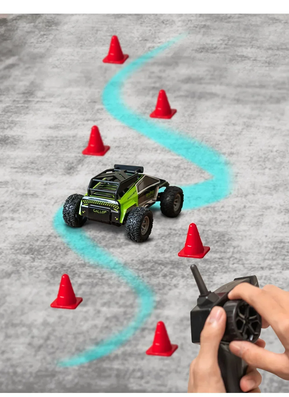 1:32 سيارة صغيرة عالية السرعة 20 كم/ساعة RC تعديل السرعة المزدوجة الوضع الداخلي/وضع احترافي للسفر على الطرق الوعرة RC سيارات لعب #5