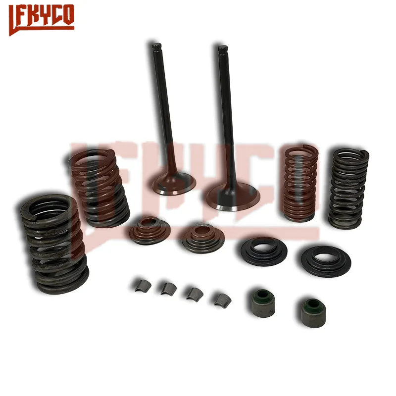 دراجة نارية صمام المحرك الجذعية لهوندا CRF150F CRF 150 F 2006-2017 XR150L XR 150 L 2014-2018 صمام السحب صمام العادم الربيع #2