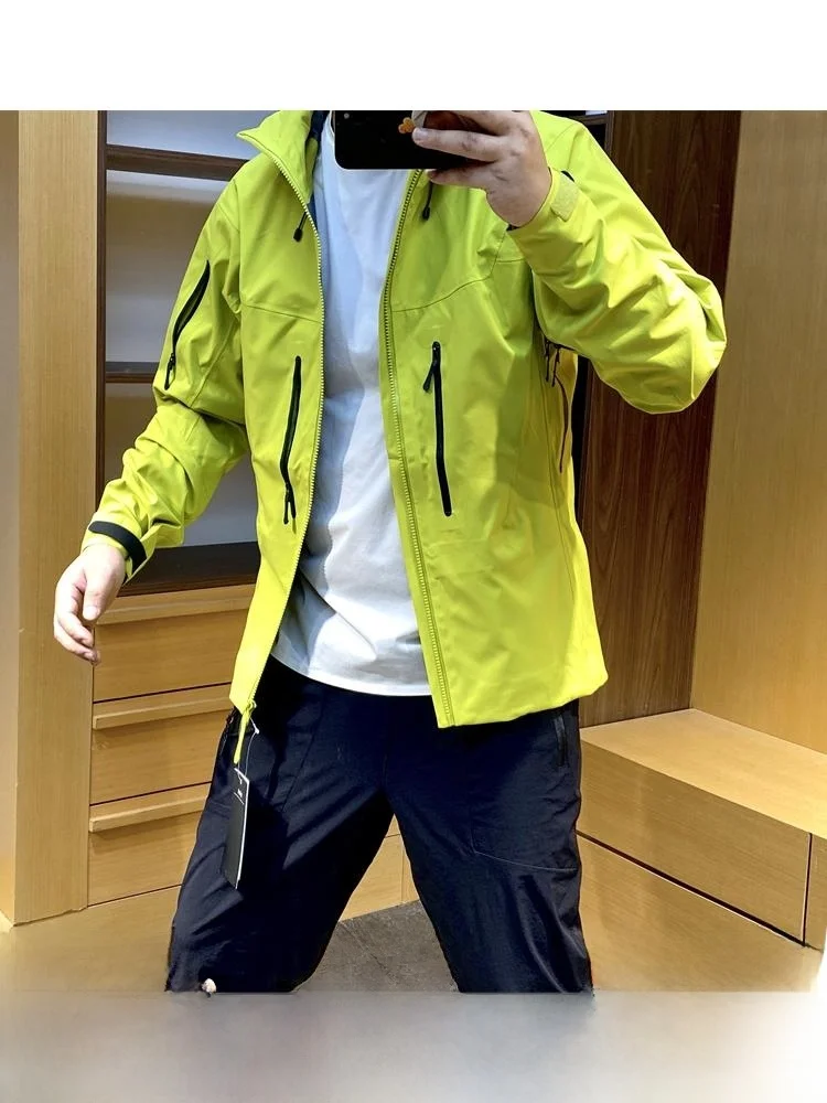 

Alfa Climbing Series Waterproof Hardell Ski Jaet Youth Faion Stand Fit Polyester Fiber Long Sve Hooded Coat