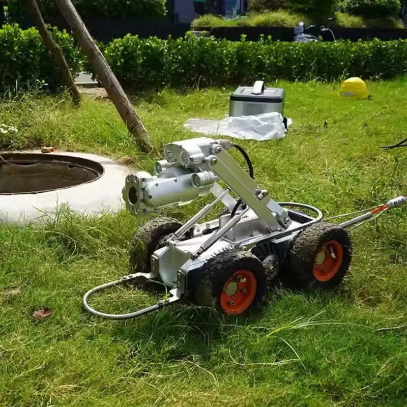 GT108 Industrielle Rohr Unterirdischen Pipeline Inspektion De vice CCTV Kanalisation Rohr Crawler Ro bot Cam era
