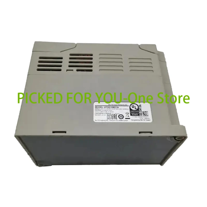 New VFD015M21A Inverter, 0.4KW / 0.75KW / 1.5KW, Output Frequency 0.1-400Hz, Carrier Frequency Up To 15kHz