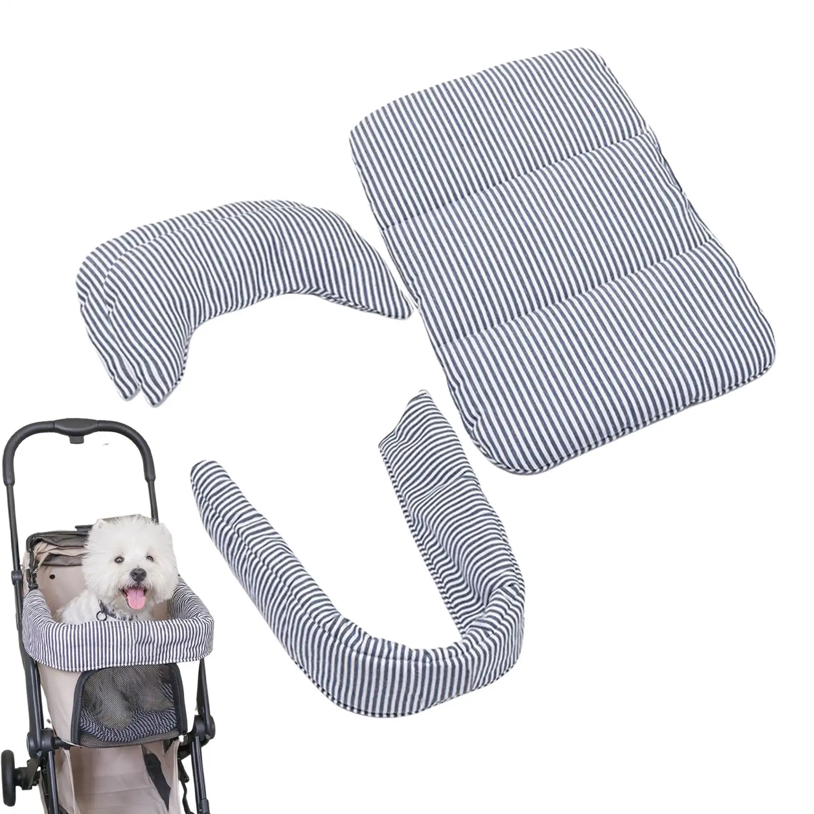 

Dog Stroller Mat Dog Stroller Pet Bed Mat Washable Anti-Slip Liner Cushion Waterproof Bed Pillows For Cat Animal Cart