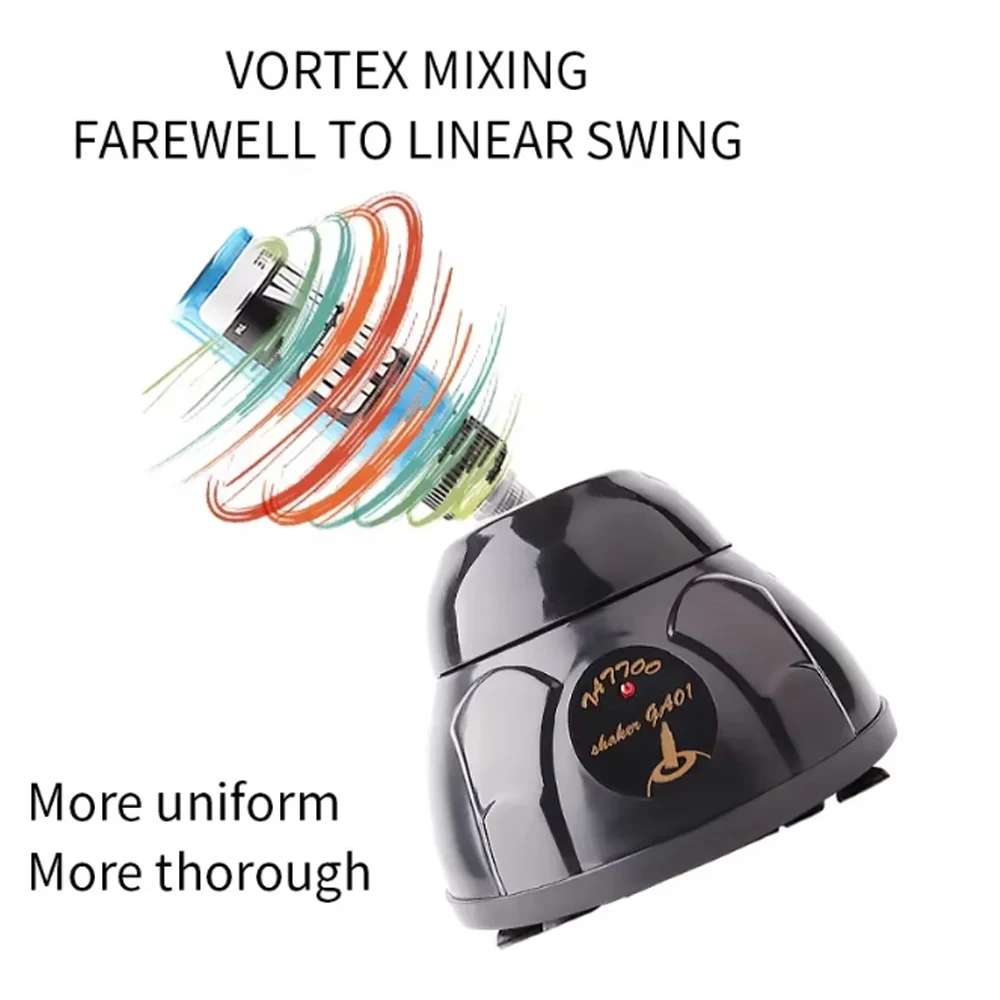 Мини-миксер-шейкер Vortex для смешивания пигментов и чернил для татуировок с нескользящим основанием для быстрого перемешивания