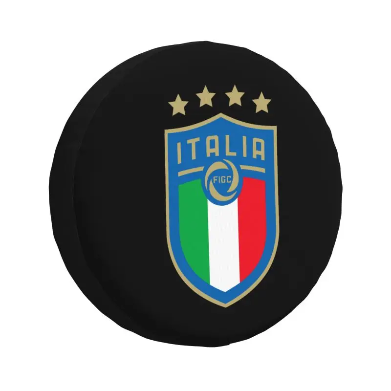 

Чехол на запасное колесо Italia Figc на заказ для Mitsubishi Pajero, итальянский футбол, подарок 4x4, защита колес автомобиля на колесах 14 дюймов, 15 дюймов, 16 дюймов, 17 дюймов