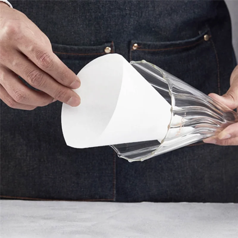 Nuovi 40 pezzi per filtri per caffè incollati compatibili con Chemex per caffettiera Chemex