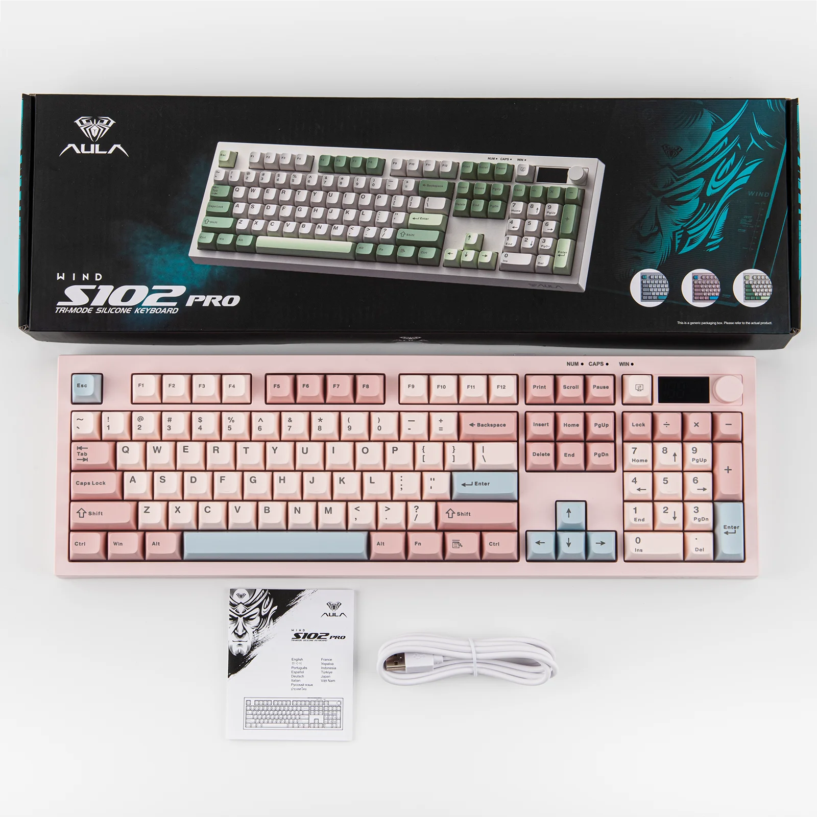 teclado-inalambrico-para-juegos-aula-s102-pro-membrana-tamano-completo-ansi-us-tri-modo-silencioso-con-pantalla-tft-bateria-de-2000mah