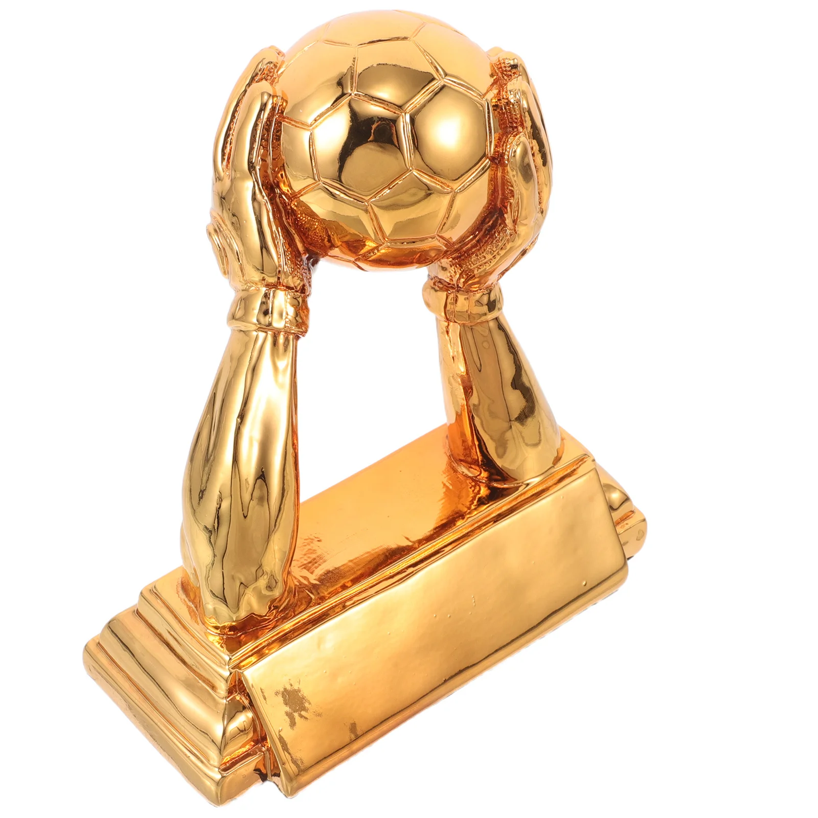 

Soccer Glove Trophy Resin Goalkeeper Award School Sports Keepsake Small Football Trophy Championship Soccer Award
