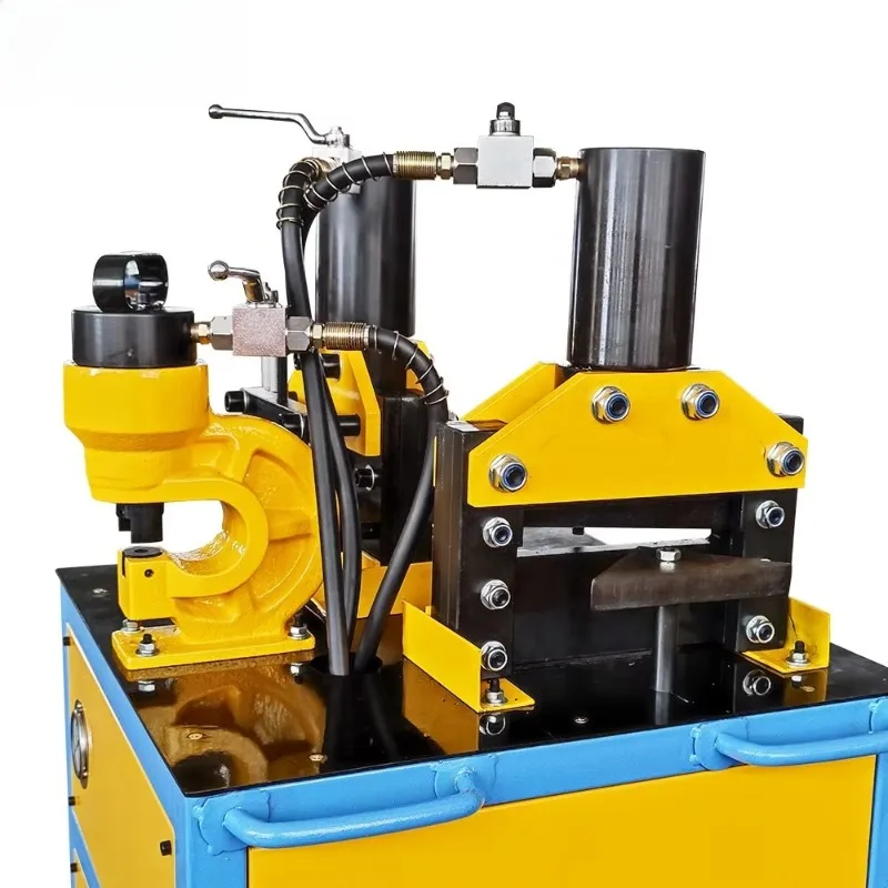 Multi-function Angle Iron Punching and Hydraulic Shearing Machine Cutting Chamfering Three in One