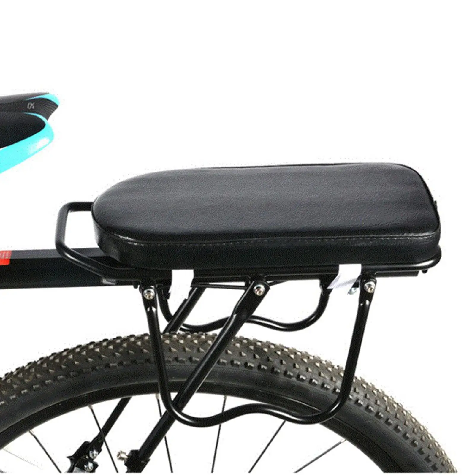 Rear Seat PU Leather Extra Comfortable Soft Manned Cushion for Cycling