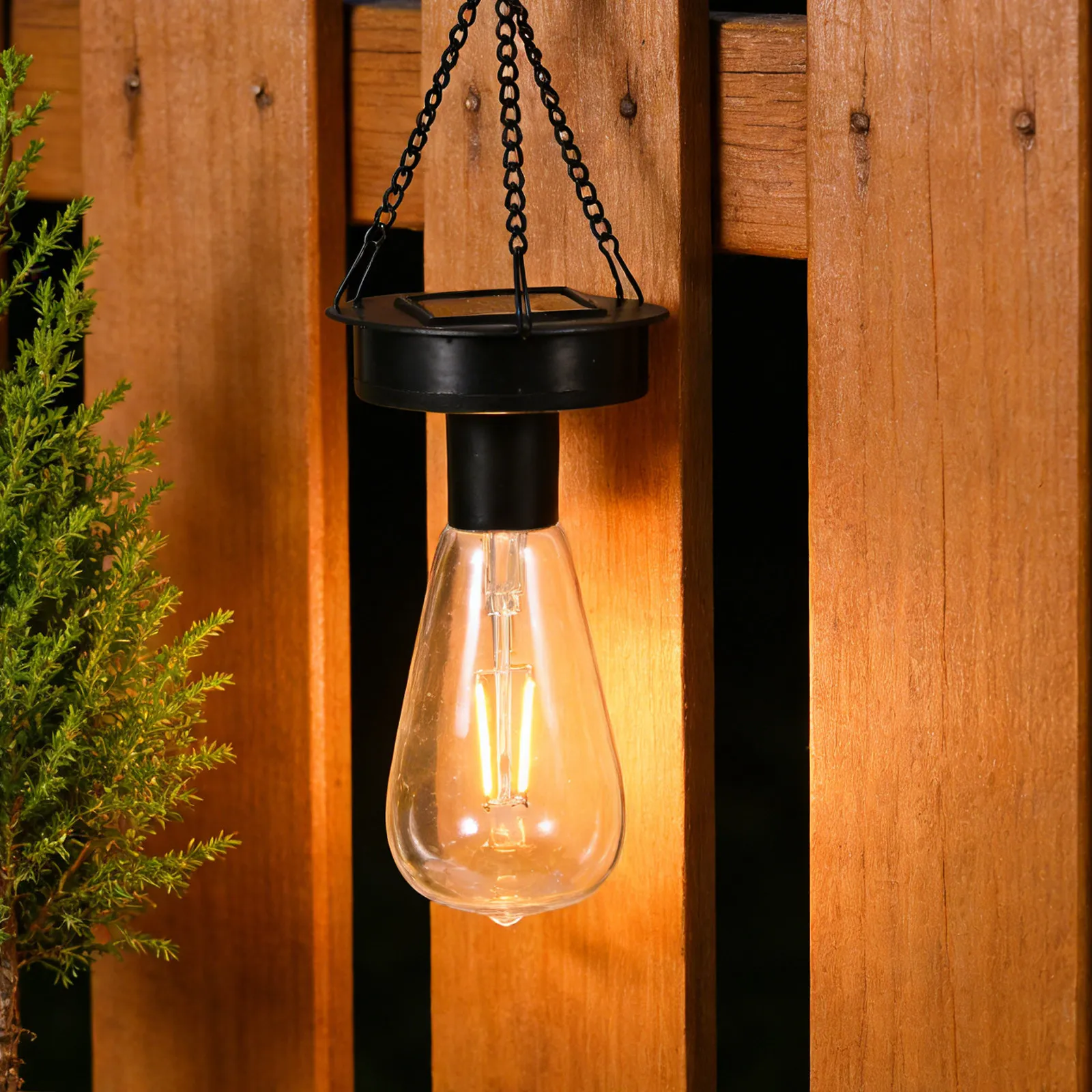Decor Solar Retro Light Bulb Hanging Lights for outside Patio Table Camping Lantern Decorative Night Lamp Bulbs