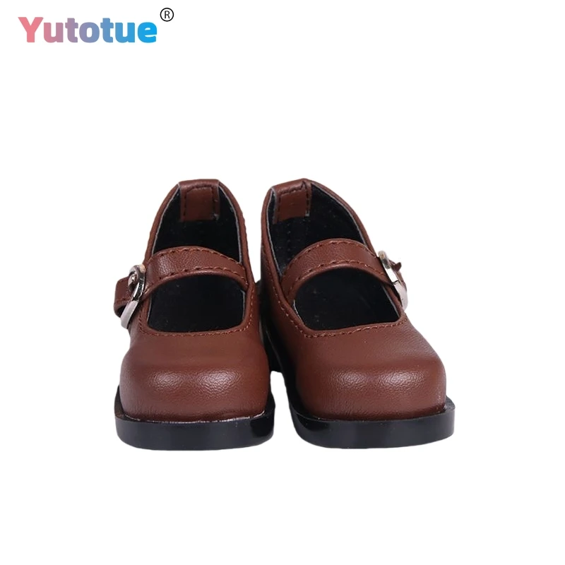 รองเท้าตุ๊กตา Yutotue 1 คู่ สำหรับตุ๊กตา BJD ขนาด 1/3 ความยาว 60 ซม. ของเล่น DIY รองเท้าหนัง PU ความยาวประมาณ 7.5 ซม.