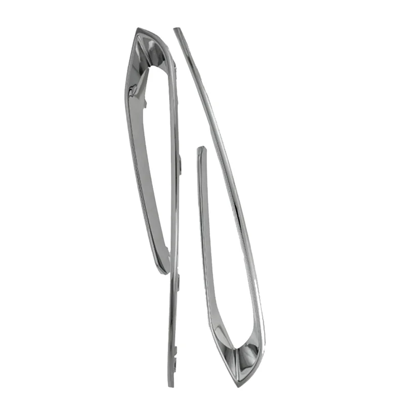 รถกันชนด้านหน้ากันชนกระจังหน้า Bright Strip 51117331769 51117331770 สําหรับ BMW 5 Series F10 F11 F18 2014-2017-AC17