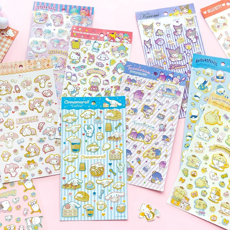 40-ピース-ロットサンリオメロディークロミシナモロールステッカーかわいいスクラップブッキング-diy-日記装飾文具ステッカーアルバムスティックラベル