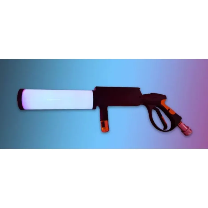 Handheld Led Co2 Gun Special Effects Dj Stage Fog Gas Column Gun Smoke Jet Dry Ice Machine Gun