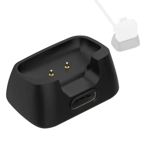 Home Office Charging Base for Mic Mini Wireless Microphone Transmitter, Desk Dock with Guided Landing Slot for Y4QD