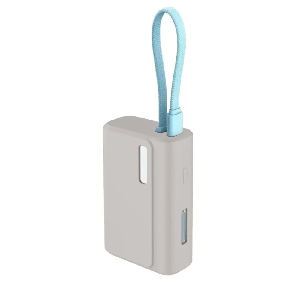 Silicone Portable Charger Protective Case Anti Drop with Lanyard Carrying Organizer Case Soft for CUKTECH CP13 10000mAh