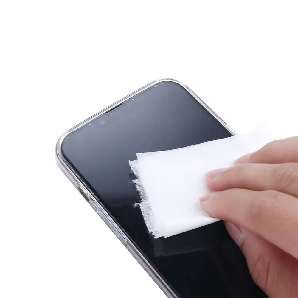 كاميرا بيضاء 50 ورقة طقم تنظيف الكاميرا خالية من الغبار عدسة الكاميرا الأنسجة عدسة تنظيف مناديل ورقية كتيب مرشح الكاميرا الأنسجة