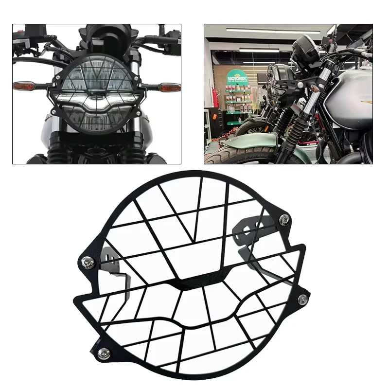 

Motorcycle Headlight Protector for V7 850 Stone V7 850 Special V9 Bobber 2021 2022 2023 2024 Grille Guard Montage