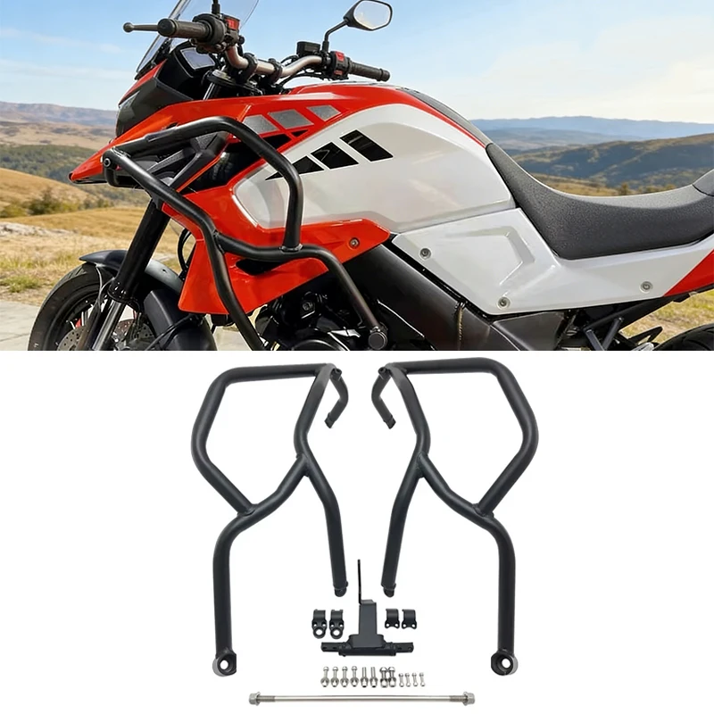 

DL1050 XT Engine Guard Highway Crash Bar Motorcycle Frame Protection Bumper For Suzuki V STROM 1050 2020-2024 2023 Accessories