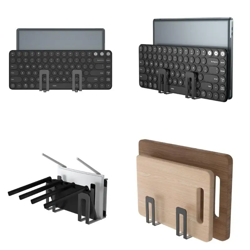 31BA Robuster Laptopständer aus Metall mit Gerätehalter für den Heim- und Bürogebrauch – Detail 3