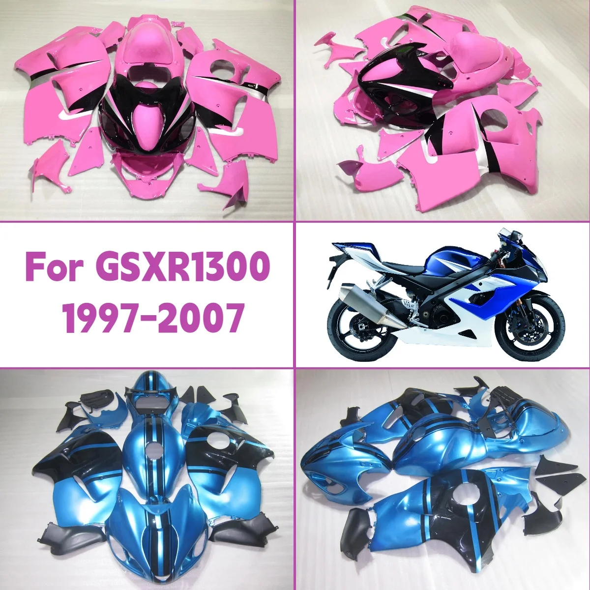 

For 1997-2007 Suzuki GSX1300R Motorcycle Fairing Kit Injection ABS Parts 97-07 GSX 1300R Custom Hot Style Fairings