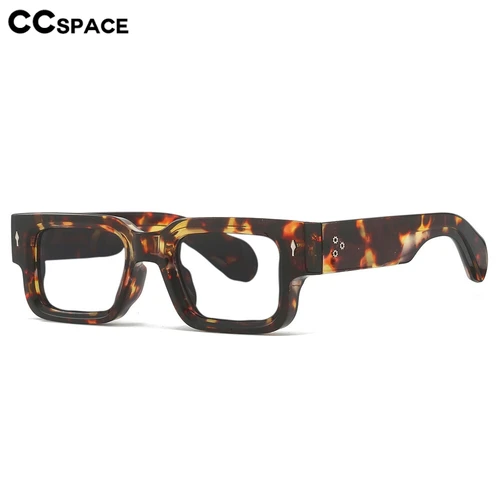 Imagen 2 del producto Gafas de lectura cuadradas de marca de lujo para hombres y mujeres, gafas para presbicia ópticas de resina con remaches Retro, dioptrías personalizadas + 50 ~ + 600 # 302032