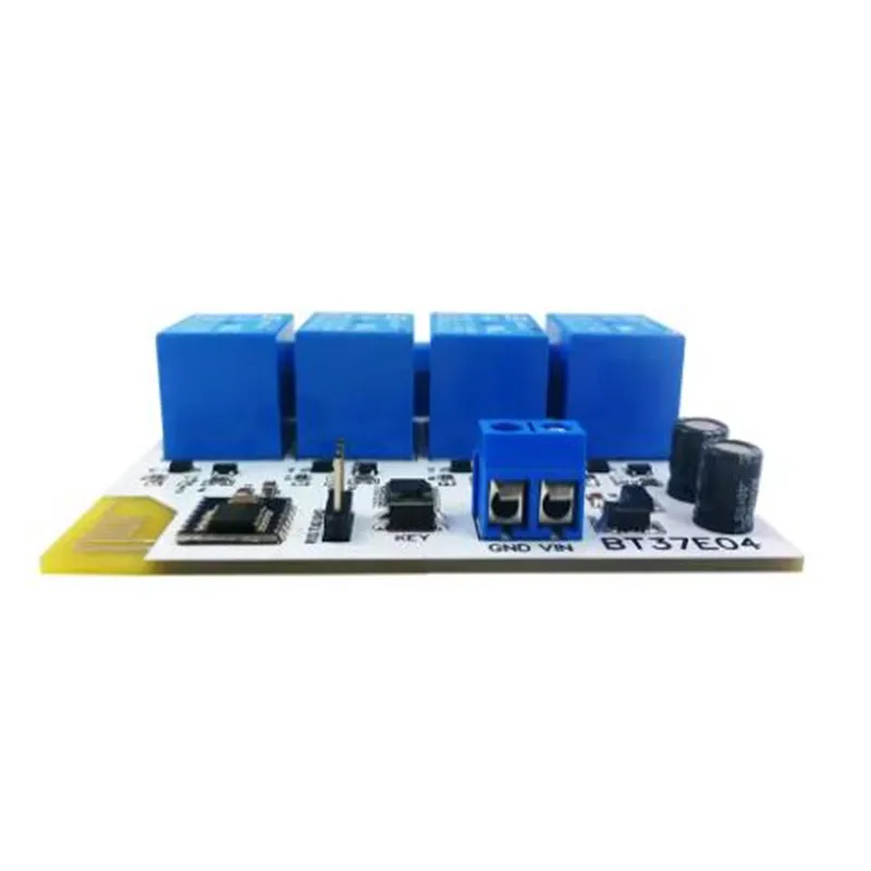 BT37E04 4Ch DC 5V/12V For Android BT-Compatible Relay 2.4G RF Remote control IOT Module Command customization Switch