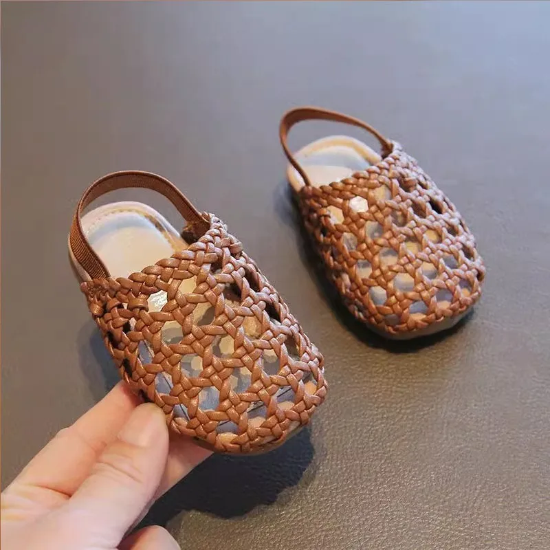 2024 Baby Sports Shoes Toddler Sandals Flat Heel Boys Walking Shoes Kids Girl Garden Sandals Birthday Party Beach Shoes