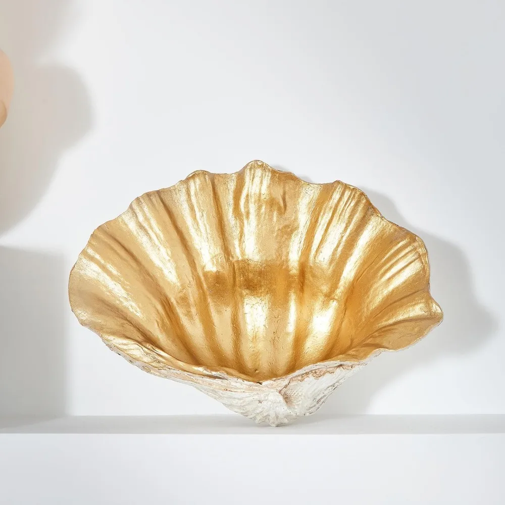Декоративная чаша из искусственной ракушки, ракушка из смолы для домашнего декора, средиземноморское украшение для детской комнаты, конфеты и фр.