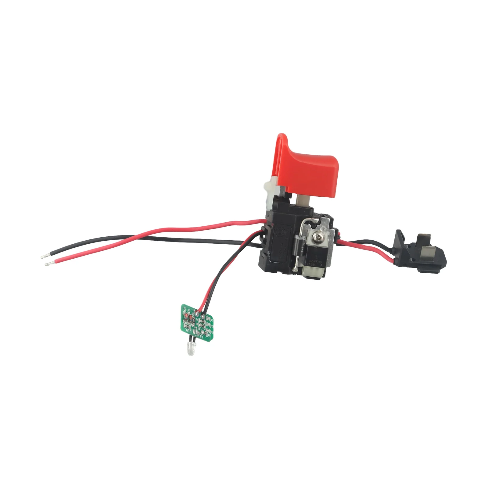 

Electric Power Tool Drill Trigger Switch 29*60*27mm Black+Red DCJZ1601 Power Tool Switch Illuminating Function