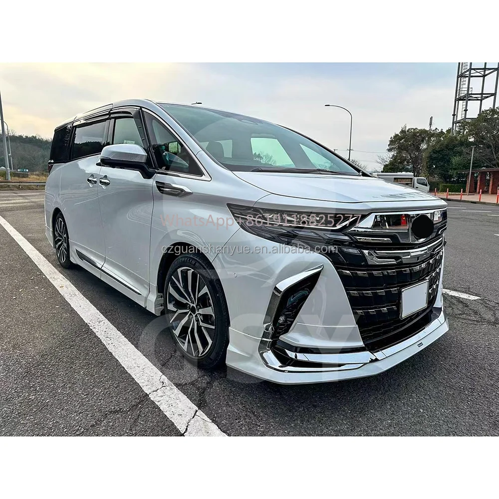 Car Bumper Kit 30 Series Upgrade 40 Series Kit white samurai style Body Kit For Alphard Upgrade Accessories