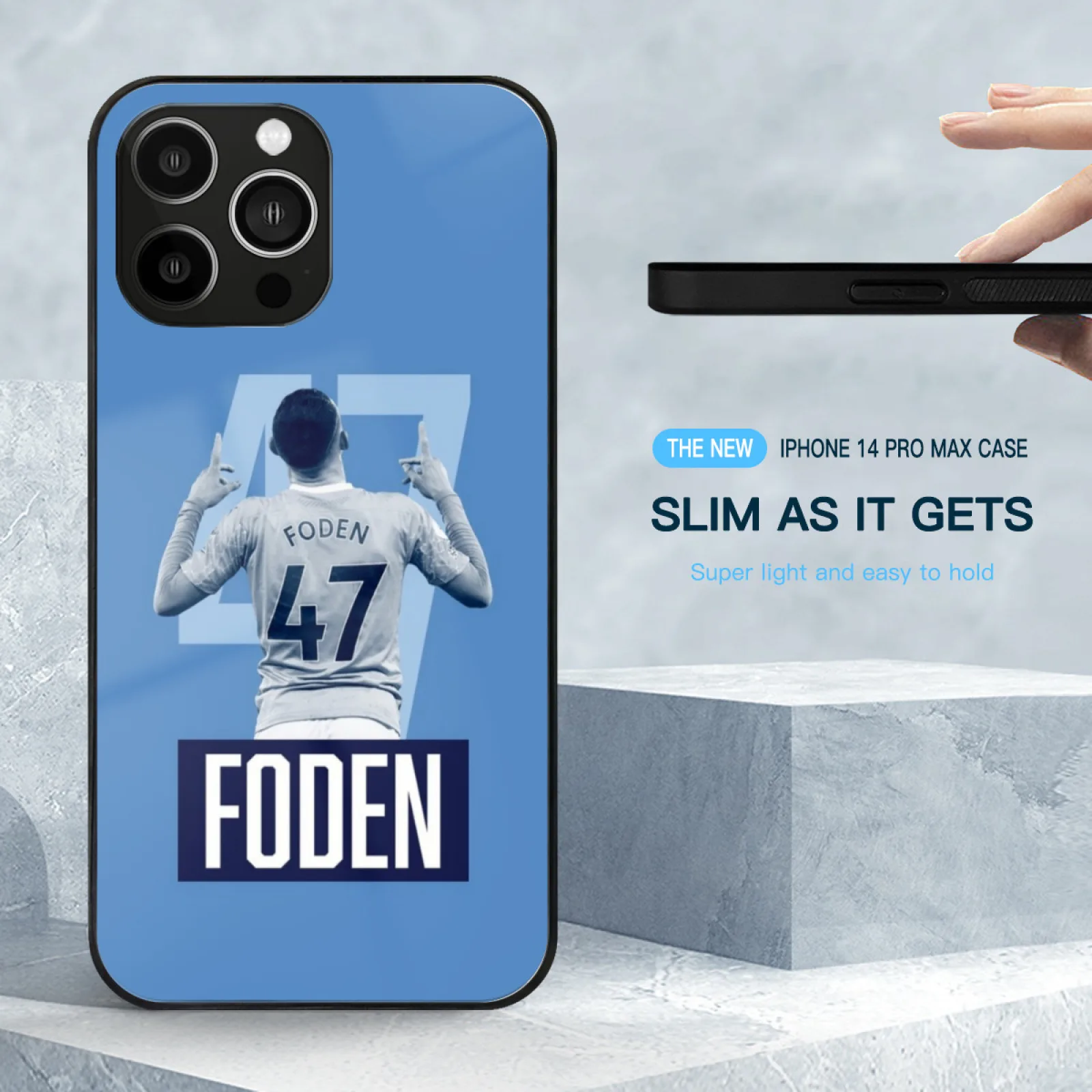 Phil Foden Soft Glass Case For Iphone 15 14 13 12 11 Pro X Xs Xr 7 8 Max Mini Cover Phil Foden City City City Football Club