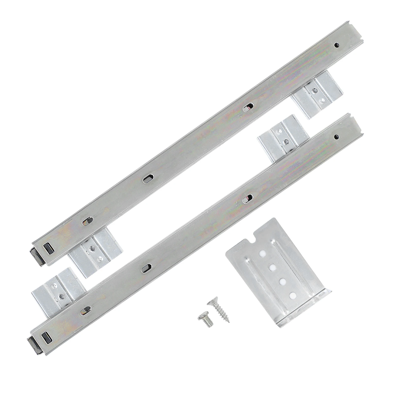 

Keyboard Rails Feet Stand Tray Attachment for Desk Sliding Slide Brackets Out Office