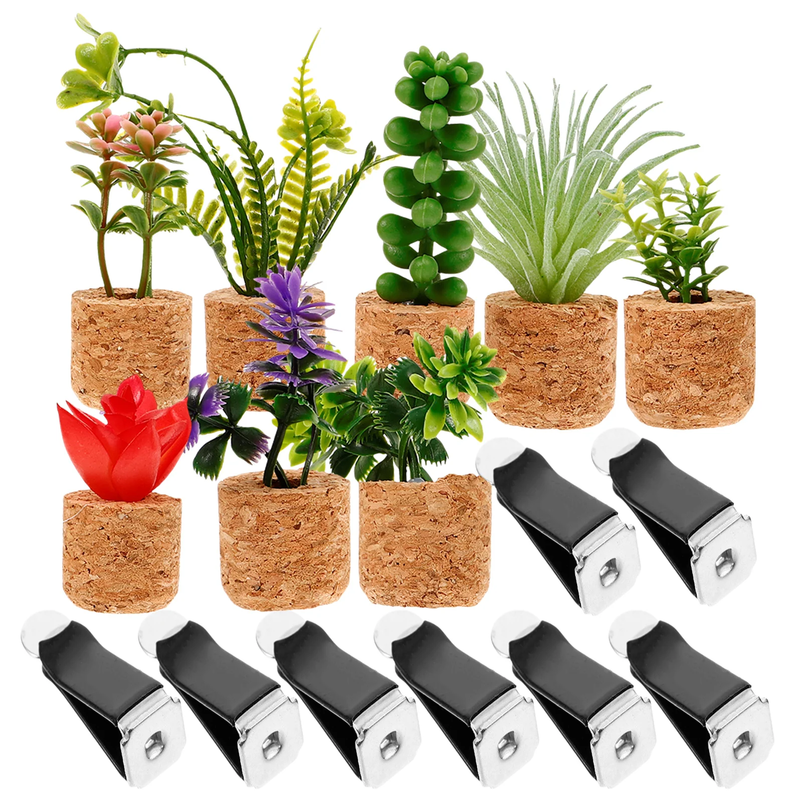 

8 Pieces Succulent Fridge Refrigerator Magnets Magnets CutePlants Decor Magnetic Refrigerator Accessories Kitchen Office Home