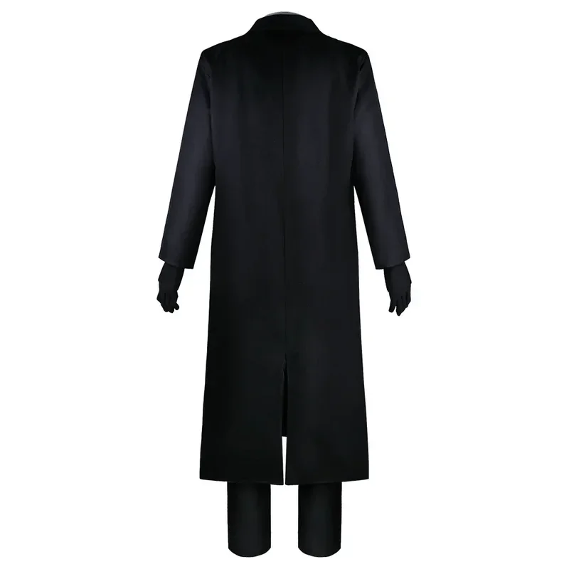 MN1 Dazai Osamu Cosplay Bungo Stray Dogs Costume Jacket Long Coat Suit Adult Men Anime Halloween Costume Clothing 8/yG