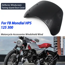 Parabrisas de estilo Retro para motocicleta, cubierta de protección contra el viento para FB Mondial Hipster HPS 125 300 HPS125 HPS300