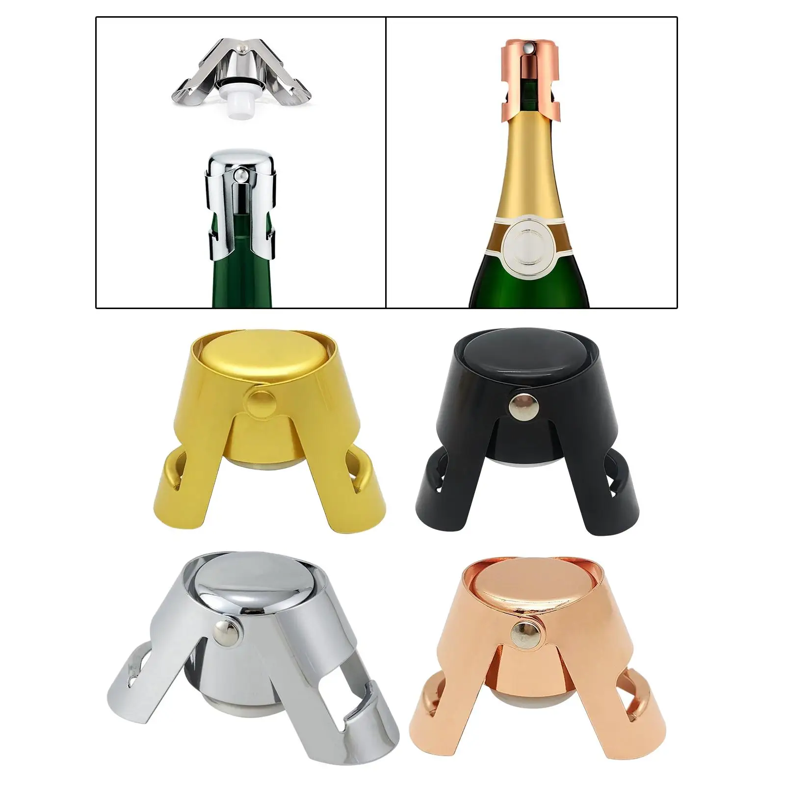 Champagne Stopper Bubble Retaining Saver for Lovers Cava