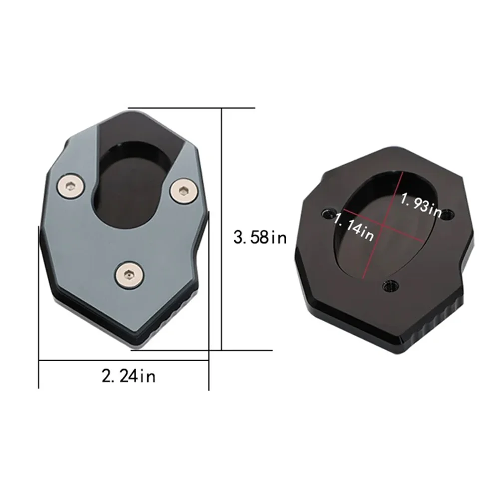 For KAWASAKI VERSYS VERSYS1000 Versys 1000 2015-2021 CNC Motorcycle Accessories Kickstand Side Extension Pad Stand Support Plate
