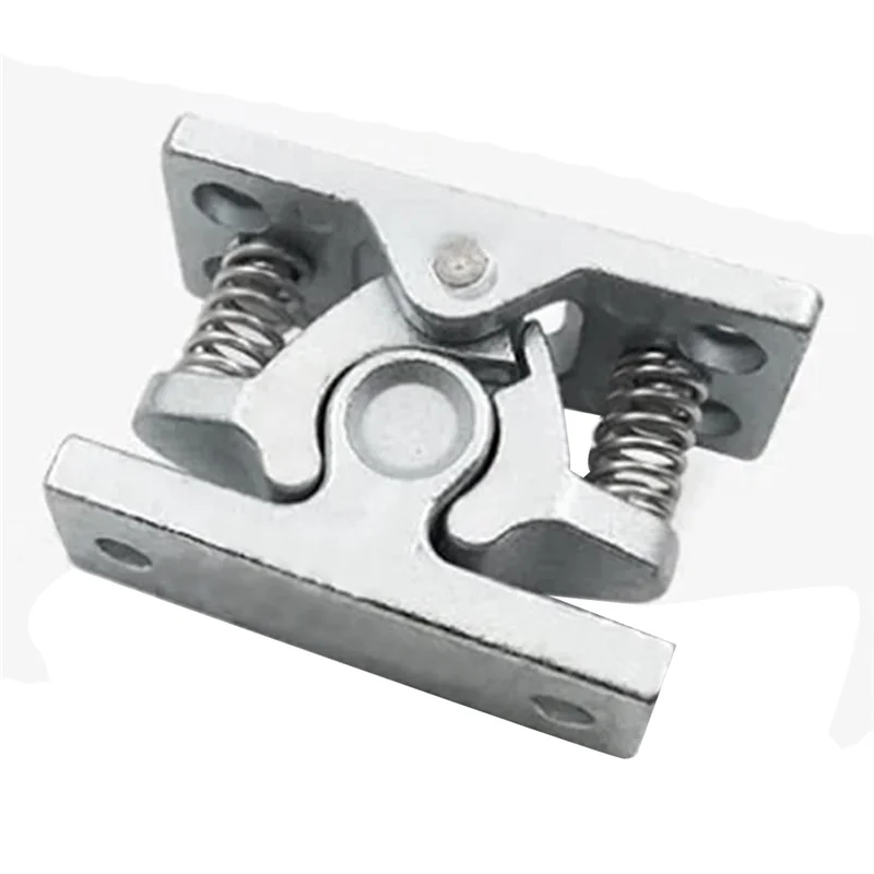 AEE3-1Pcs Spring Loaded Door Easy Lock Door Easy Lock Stop Catch Release Clamp Double Roller Catch (Mp-4)
