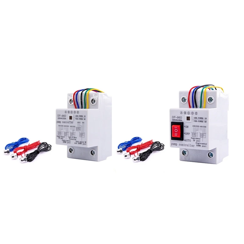 Automatic Water Level Controller Switch 20A 220V Water Tank Liquid Level Detection Sensor Controller 2M Wires